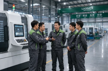 Engenheiros discutindo solu&ccedil;&otilde;es de fabrica&ccedil;&atilde;o