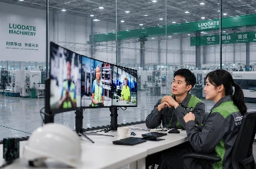 Engenheiros discutindo solu&ccedil;&otilde;es de equipamentos com clientes