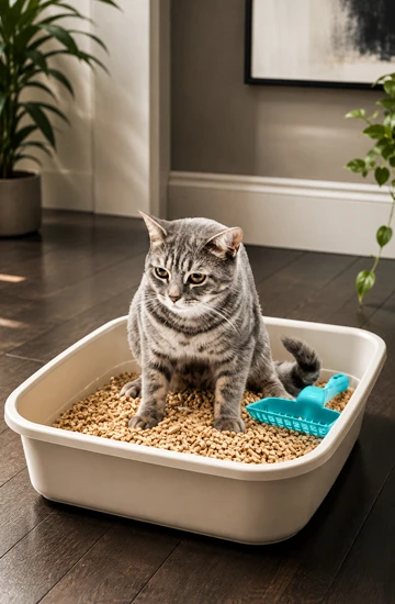 Solu&ccedil;&atilde;o de pellets para areia de gato