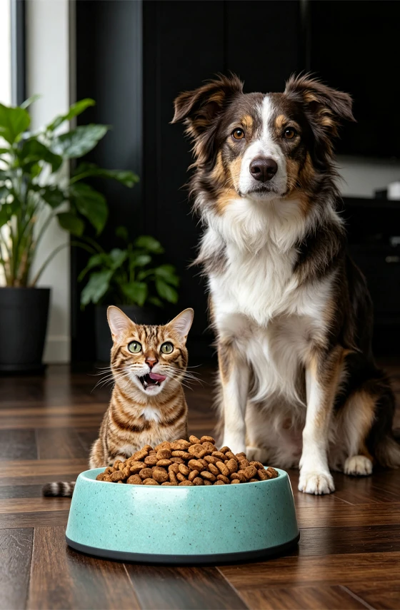 Solu&ccedil;&atilde;o de pellets para ra&ccedil;&atilde;o para animais de estima&ccedil;&atilde;o